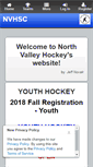 Mobile Screenshot of nvhockey.com